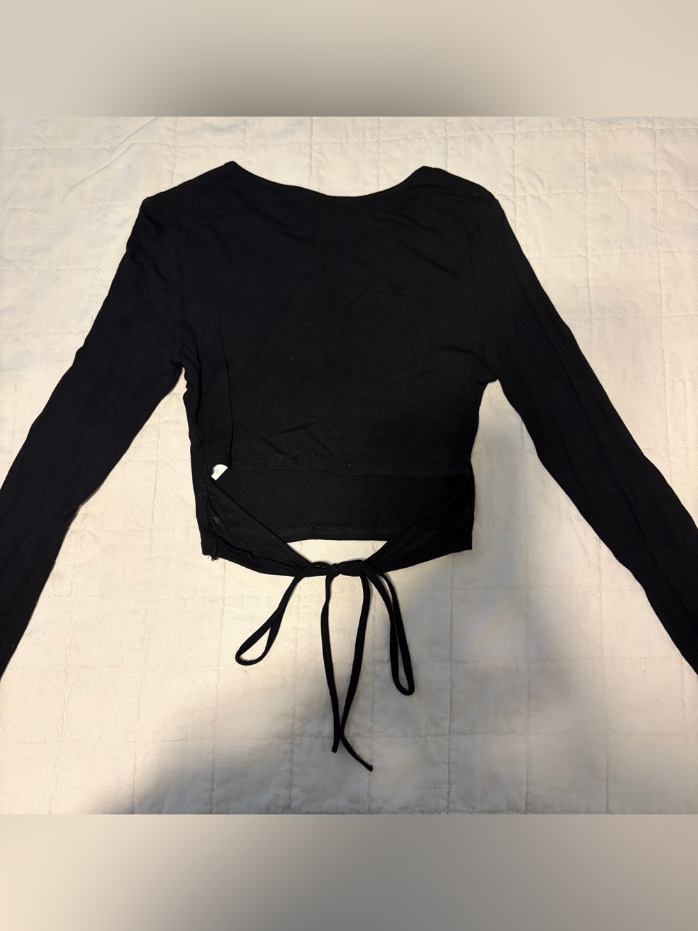 Shein Long Sleeve Crop Top